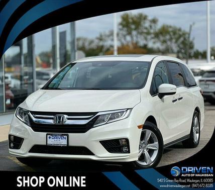 White Diamond Pearl 2018 Honda Odyssey EX-L