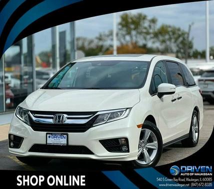 White Diamond Pearl 2018 Honda Odyssey EX-L