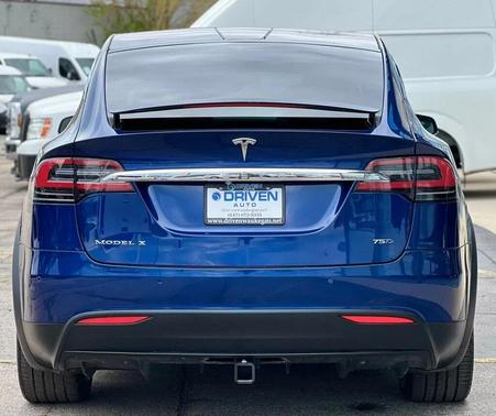 Deep Blue Metallic 2016 Tesla Model X AWD 4dr 75D