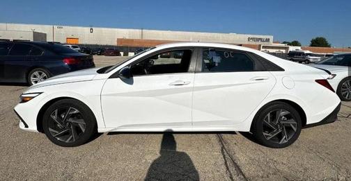 Serenity White 2025 Hyundai ELANTRA Sport