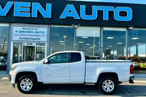 Summit White 2022 Chevrolet Colorado LT