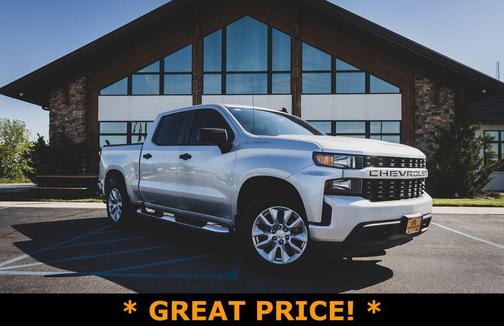 Silver Ice Metallic 2019 Chevrolet Silverado 1500 Custom