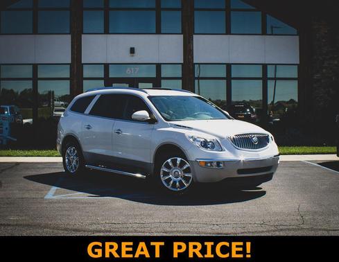 White Diamond Clearcoat 2012 Buick Enclave Leather