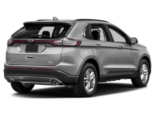 White Platinum Clearcoat Metallic 2015 Ford Edge Titanium