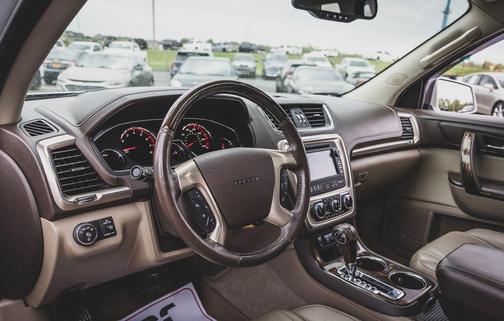 White Frost Tricoat 2016 GMC Acadia Denali