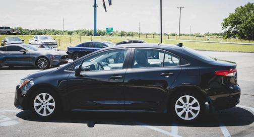 Black Sand Pearl 2021 Toyota Corolla LE