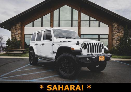 Bright White Clearcoat 2020 Jeep Wrangler Unlimited Sahara