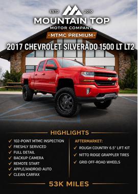 Red Hot 2017 Chevrolet Silverado 1500 2LT