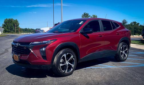 Crimson Metallic 2024 Chevrolet Trax FWD 1RS