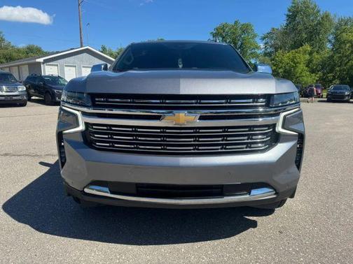 Satin Steel Metallic 2021 Chevrolet Suburban Premier