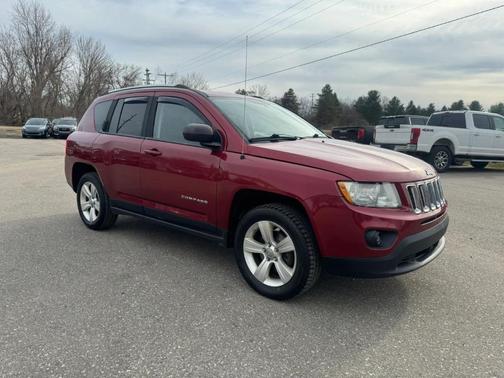 Deep Cherry Red Crystal Pearl 2012 Jeep Compass Latitude