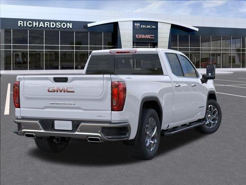Glacier White Tricoat 2026 GMC Sierra 1500 SLT