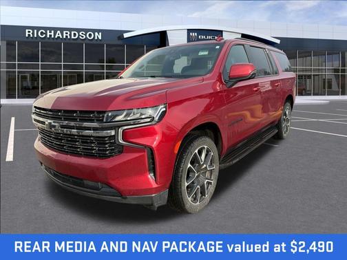 Cherry Red Tintcoat 2021 Chevrolet Suburban RST