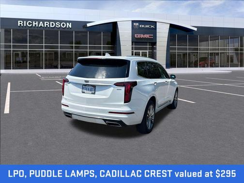 Crystal White Tricoat 2024 Cadillac XT6 Premium Luxury AWD