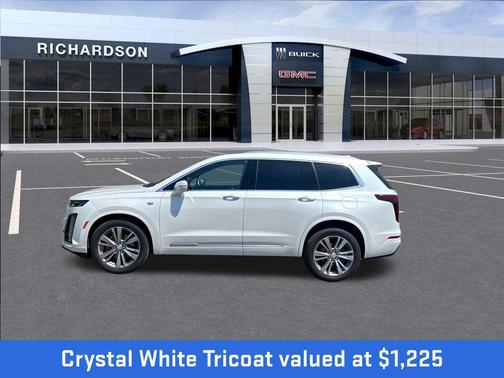 Crystal White Tricoat 2024 Cadillac XT6 Premium Luxury AWD