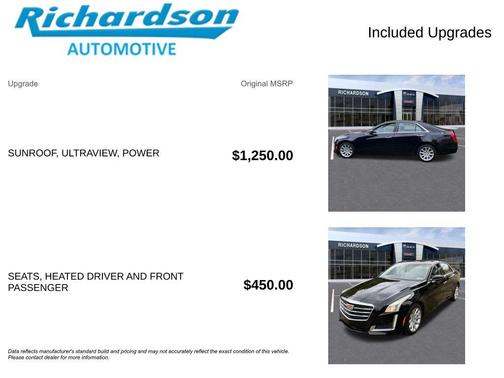 2016 Cadillac CTS 2.0L Turbo Standard