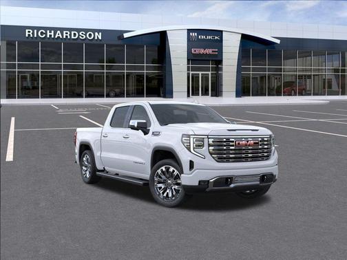 Glacier White Tricoat 2026 GMC Sierra 1500 Denali Truck