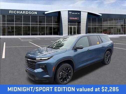 Lakeshore Blue Metallic 2025 Chevrolet Traverse LT