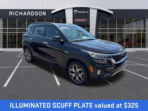 Cherry Black 2023 Kia Seltos SX Turbo