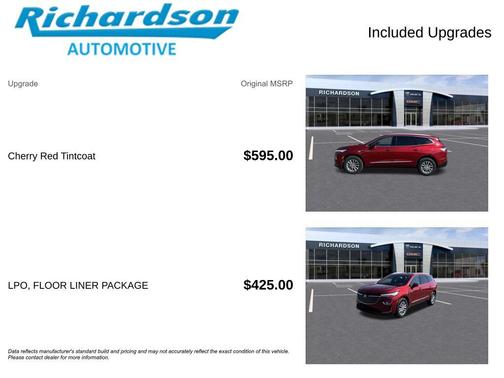 Cherry Red Tintcoat 2023 Buick Enclave Essence AWD