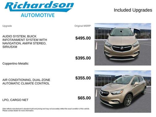 Coppertino Metallic 2018 Buick Encore Sport Touring