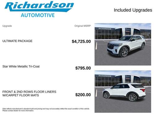 2025 Ford Explorer Platinum