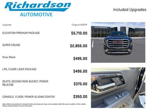 Onyx Black 2026 GMC Yukon 4WD Elevation