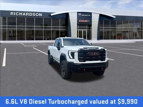 Summit White 2025 GMC Sierra 2500 AT4X