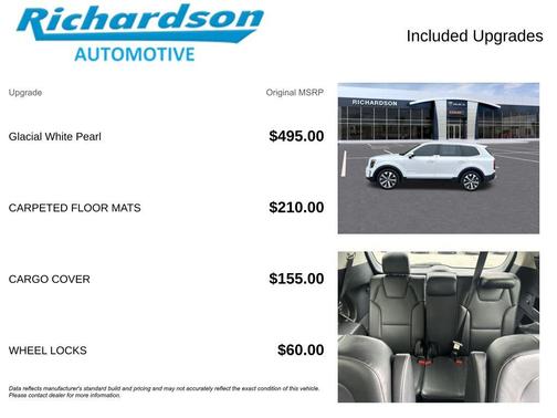 Glacial White Pearl 2021 Kia Telluride S