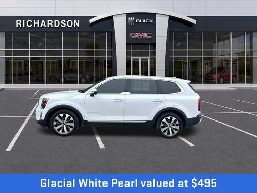 Glacial White Pearl 2021 Kia Telluride S