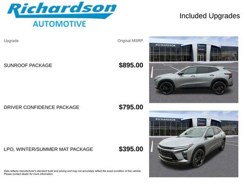 Sterling Gray Metallic 2025 Chevrolet Trax FWD ACTIV