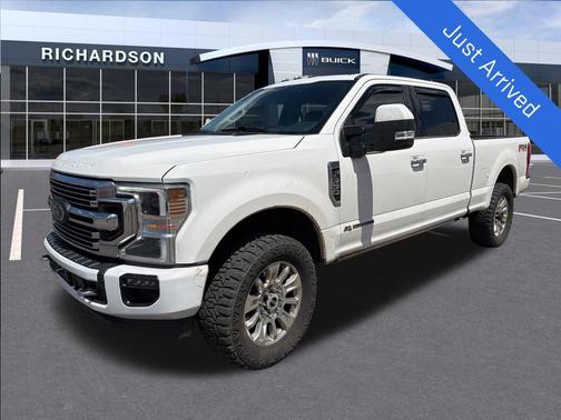 Star White Metallic Tri-Coat 2022 Ford F-350 Limited