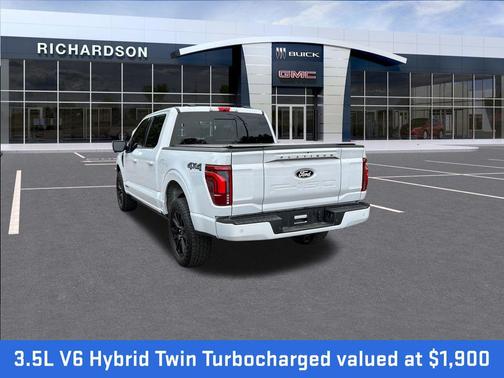 Space White Metallic 2025 Ford F-150 Platinum