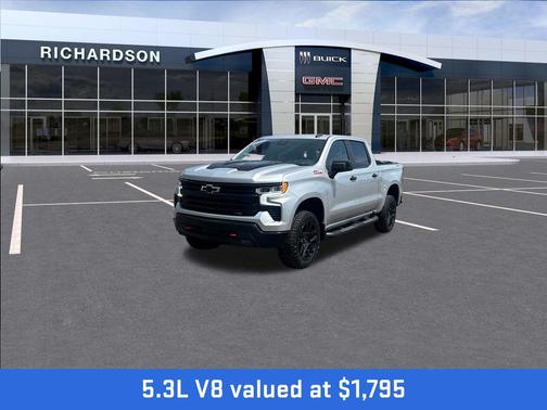 Silver Ice Metallic 2022 Chevrolet Silverado 1500 LT Trail Boss
