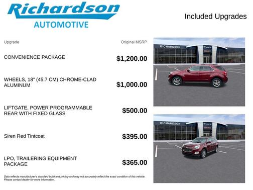 Siren Red Tintcoat 2016 Chevrolet Equinox LT