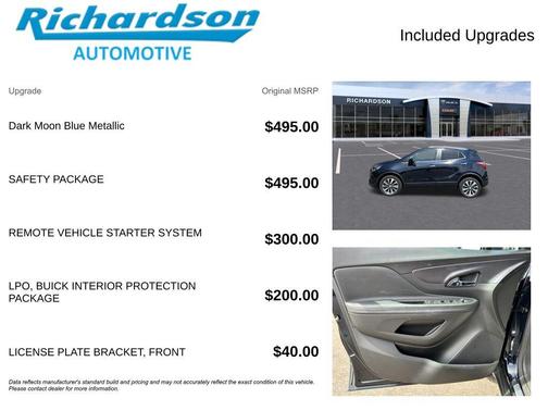 Dark Moon Blue Metallic 2022 Buick Encore Preferred