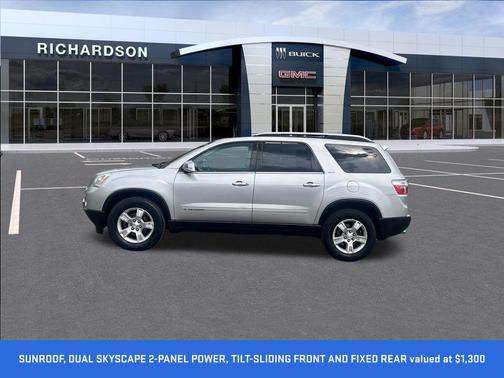 Liquid Silver Metallic 2008 GMC Acadia SLT-1