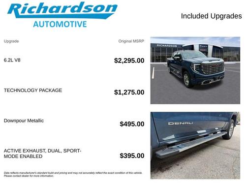 Downpour Metallic 2024 GMC Sierra 1500 Denali