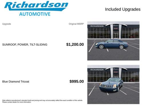 Blue Diamond Tricoat 2008 Cadillac DTS Base