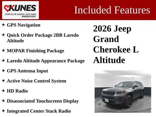 Baltic Gray Metallic Clearcoat 2026 Jeep Grand Cherokee L Altitude