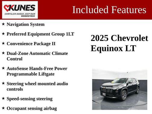 Mosaic Black Metallic 2025 Chevrolet Equinox 1LT