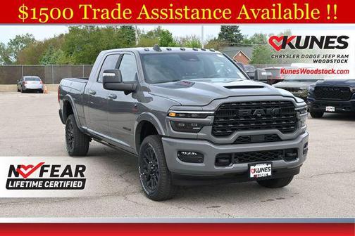 Ceramic Gray Clearcoat 2026 RAM 2500 Limited Mega Cab 4x4 6'4' Box