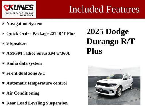 White Knuckle Clearcoat 2025 Dodge Durango R/T