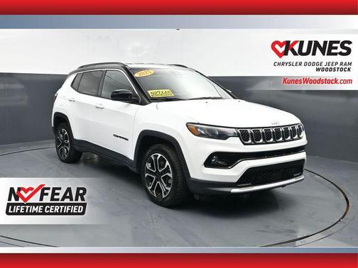 Bright White Clearcoat 2023 Jeep Compass Limited