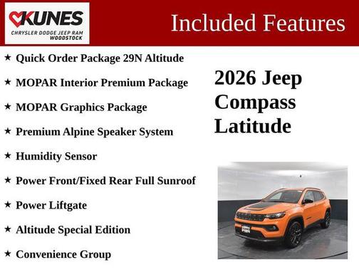Joose 2026 Jeep Compass Latitude
