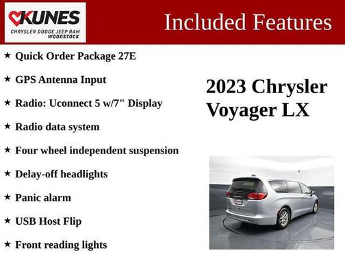Silver Mist Clearcoat 2023 Chrysler Voyager LX