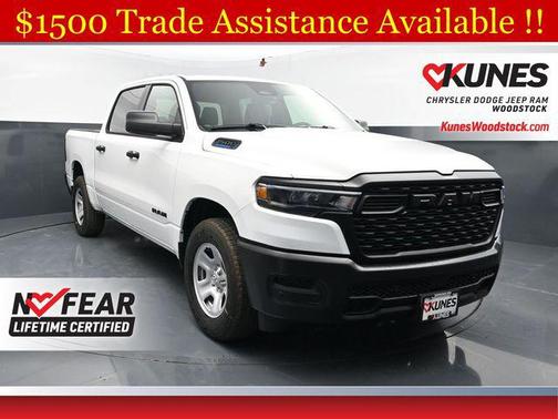 Bright White Clearcoat 2026 RAM 1500 Tradesman