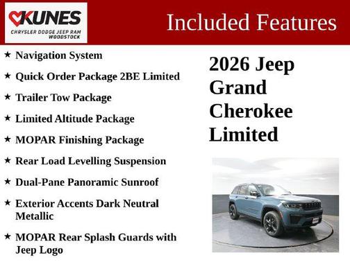 Steel Blue 2026 Jeep Grand Cherokee Limited