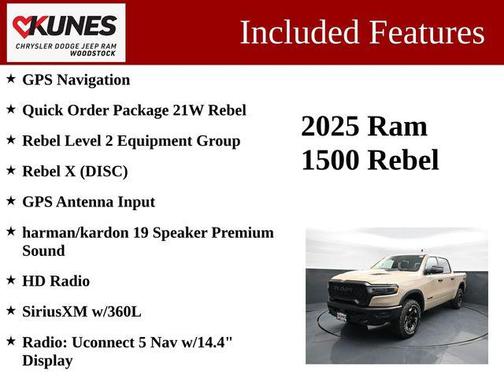 Mojave Sand Clearcoat 2025 RAM 1500 Rebel