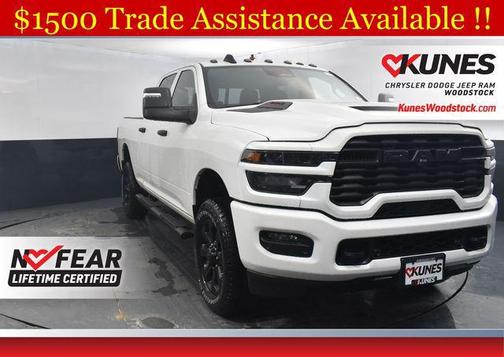 Bright White Clearcoat 2026 RAM 2500 Black Express
